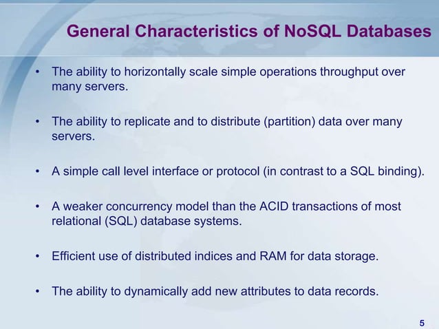 Nosql databases | PPT
