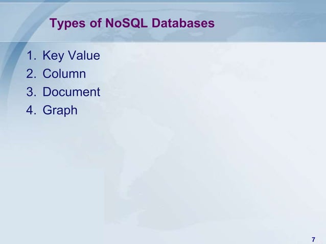 Nosql databases | PPT