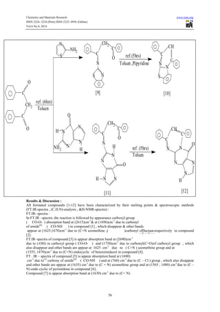 Synthesis  &  study  of  anesthesia   organic  compounds