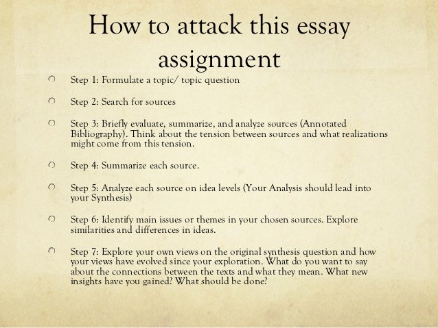 Analysis And Synthesis Essay