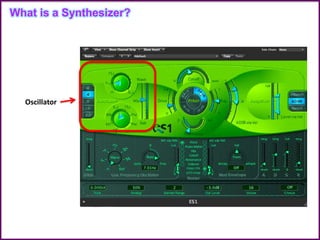 Oscillator
What is a Synthesizer?
 