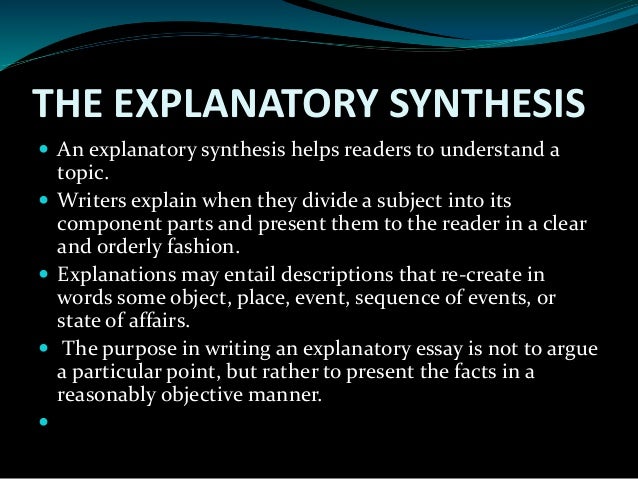 Synthesizing information
