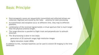 Synthetic aperture radar | PPTX