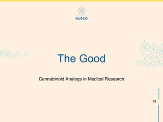www.outco.com
19
The Good
Cannabinoid Analogs in Medical Research
 