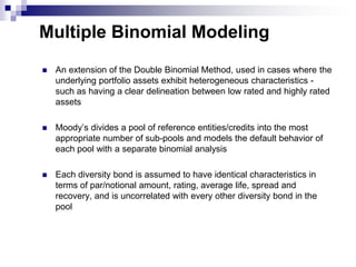 Portfolio geographical and industrial variation