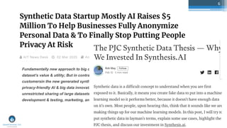 Synthetic data generation for machine learning | PDF