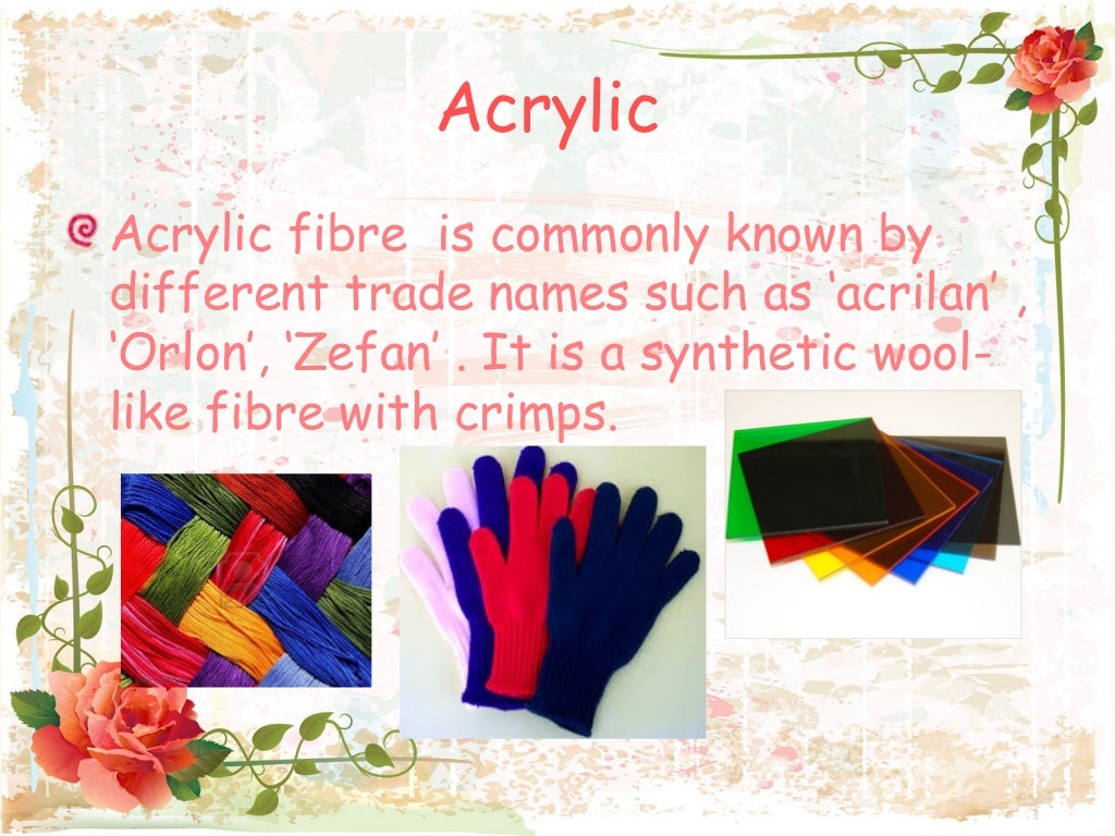Synthetic fibres