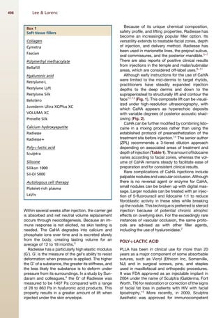 Synthetic fillers for facial rejuvenation | PDF