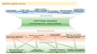 Synthetic peptide vaccines
 