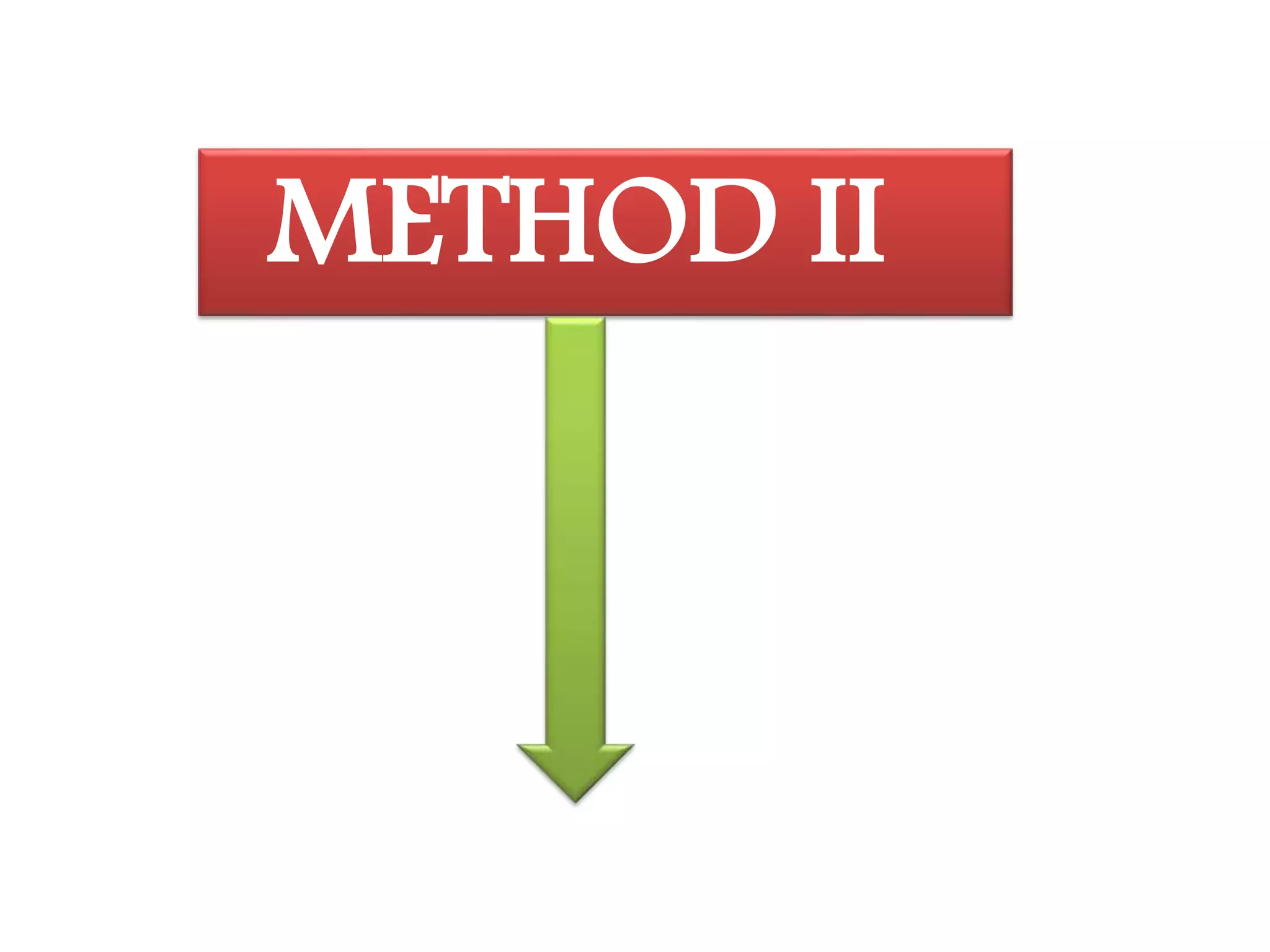 METHOD II 
 