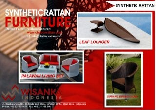 Synthetic Rattan Furniture Mini Catalogue 27 Oktober 2014