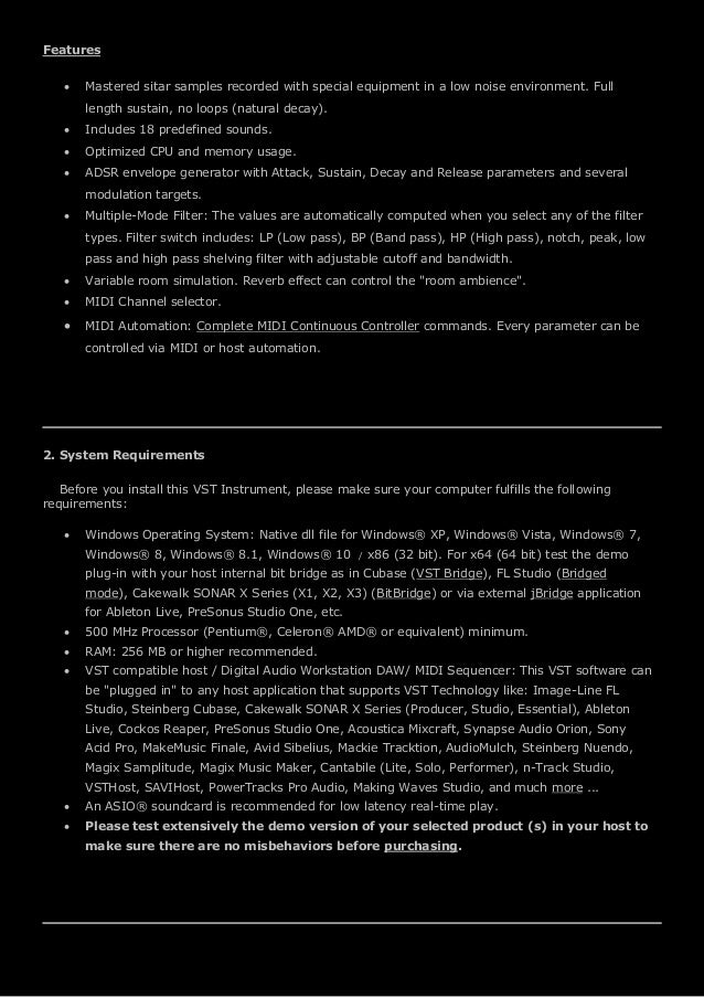 Syntheway Virtual Indian Sitar VSTi Software