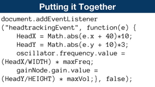 Play Music...With Your Head: A Theremin App For Everyone