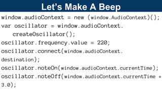 Play Music...With Your Head: A Theremin App For Everyone