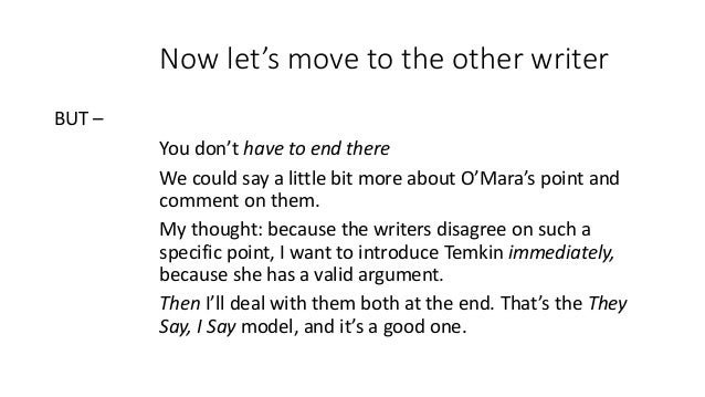 Synthesis Paragraph Presentation