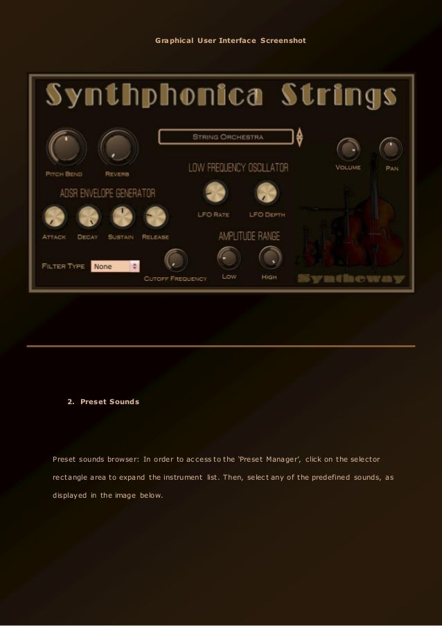 Synthphonica Strings VST, VST3, Audio Unit Plugins String Ensembles