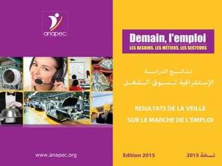 ANAPEC/DPM/ RAPPORT DE VEILLE 2015 www.anapec.org
 