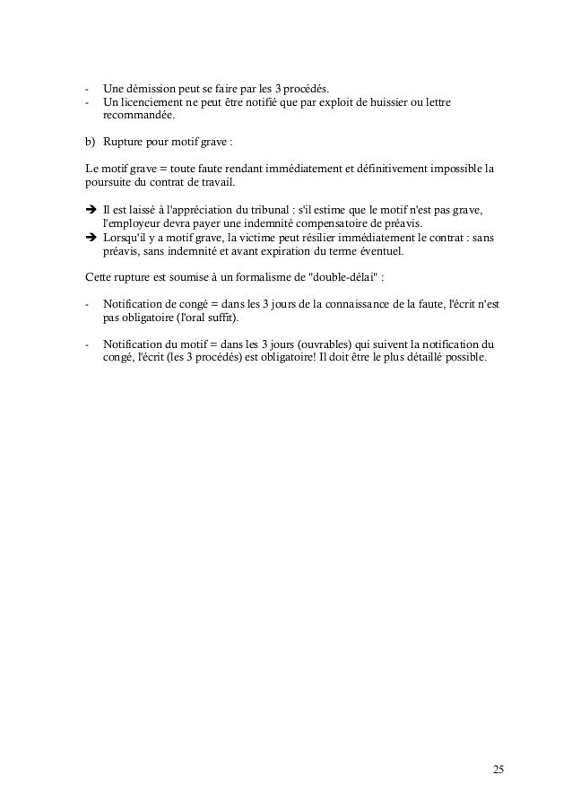 Modèle Lettre De Démission Avec Préavis Négocié  Exemple de Lettre