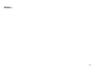Notes :




          17
 