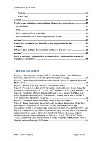 Synthèse sur les gaz de houille
DRS-13-138538-10861A Page 11 sur 96
1 Préambule
La thématique de l’exploitation du méthane...