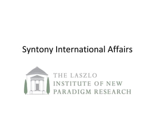 Syntony International Affairs
 