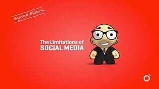 The Limitations of
SOCIAL MEDIA
Syntra Edition
 