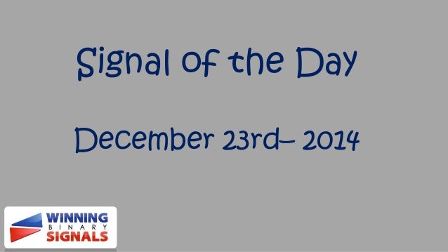 Free binary options forex signals