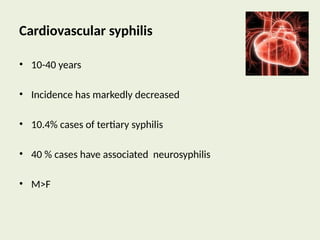 SYPHILIS...SEXUALLY TRANSMITTED DISEASES | PPTX