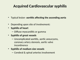SYPHILIS...SEXUALLY TRANSMITTED DISEASES | PPTX