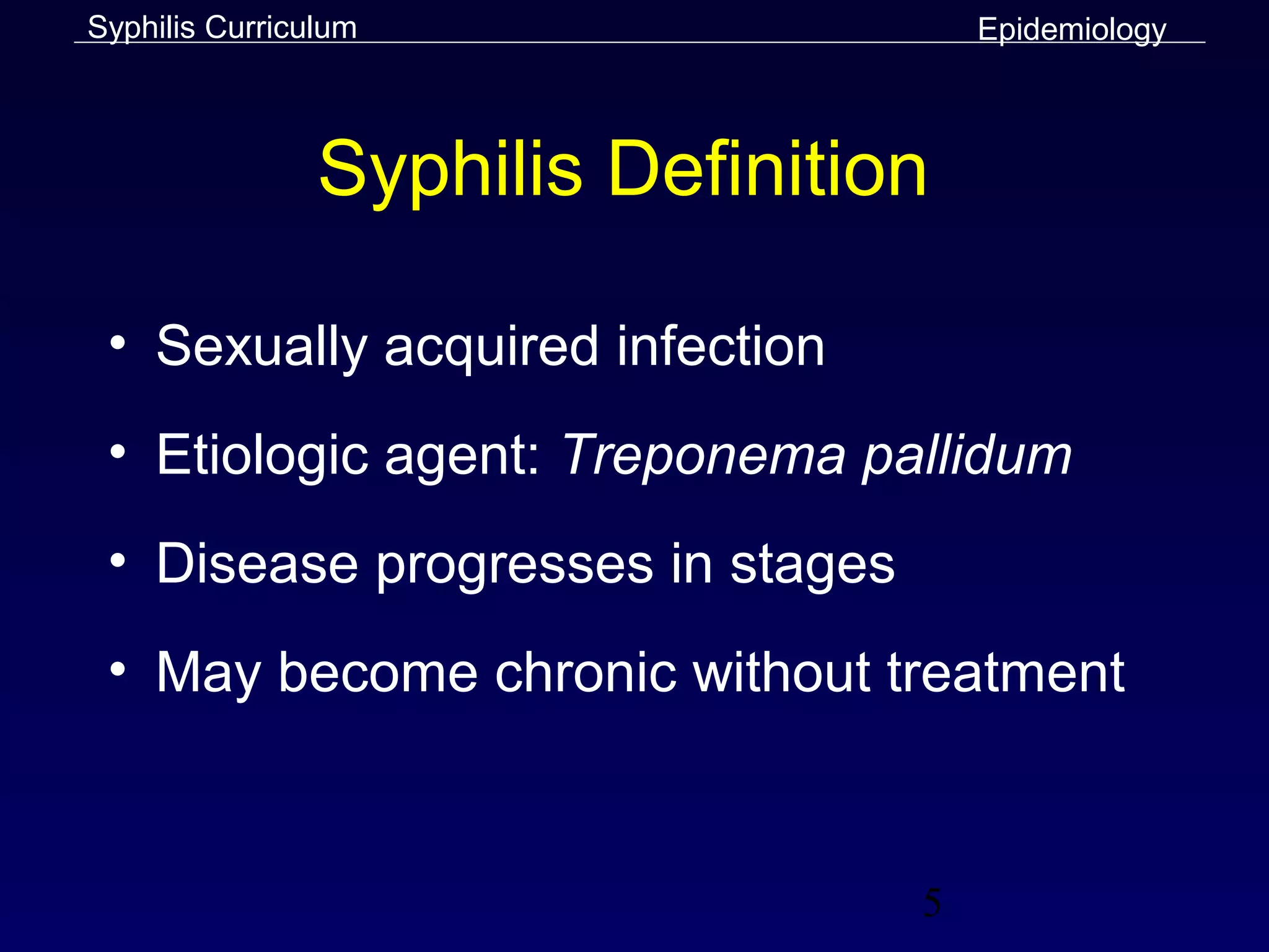Syphilis slides | PPT | Infectious Diseases | Diseases and Conditions
