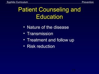 Syphilis slides | PPT