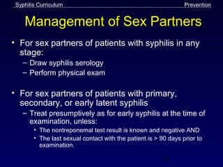 Syphilis slides | PPT