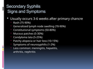 Syphilis 2 .pptx . | PPTX