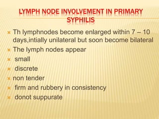 Syphilis introduction and primary syphilis | PPTX