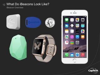 12
iBeacon Overview
What Do iBeacons Look Like?
 