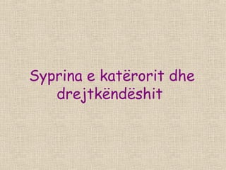 Syprina e katërorit dhe
drejtkëndëshit
 