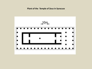 Plant of the Temple of Zeus in Syracuse
 