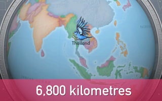 6,800 kilometres
 