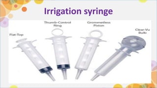 Irrigation syringe
 