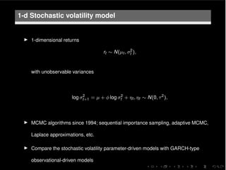 Scalable inference for a full multivariate stochastic volatility | PPT