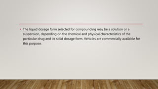 SYRUPS 2. Dosage form pharm D ppt must download | PPTX