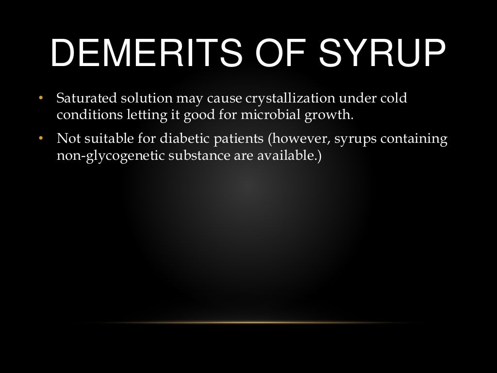 Syrups & Elixirs (INTRODUCTION)