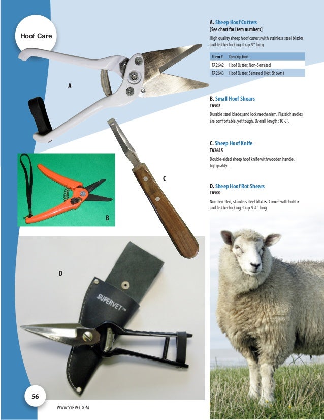 SyrVet Catalog Volume 27, 2013 Livestock Supplies for Vet and Farm