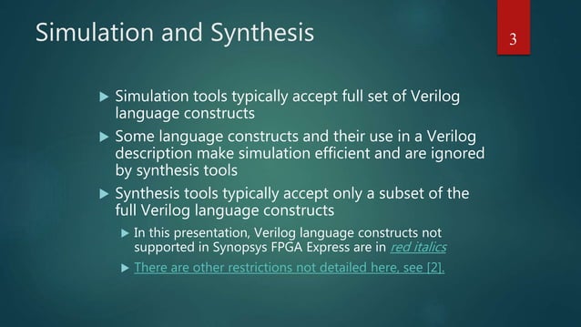 System Verilog Tutorial - VHDL | PPTX