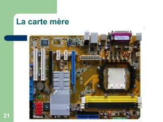 La carte mère
21
 