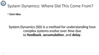 System dynamics and how to do system thinking | PPTX
