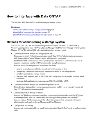 ONTAP : System Administration Guide NetApp, Inc. | PDF