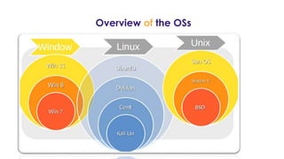 Overview of the OSs
 