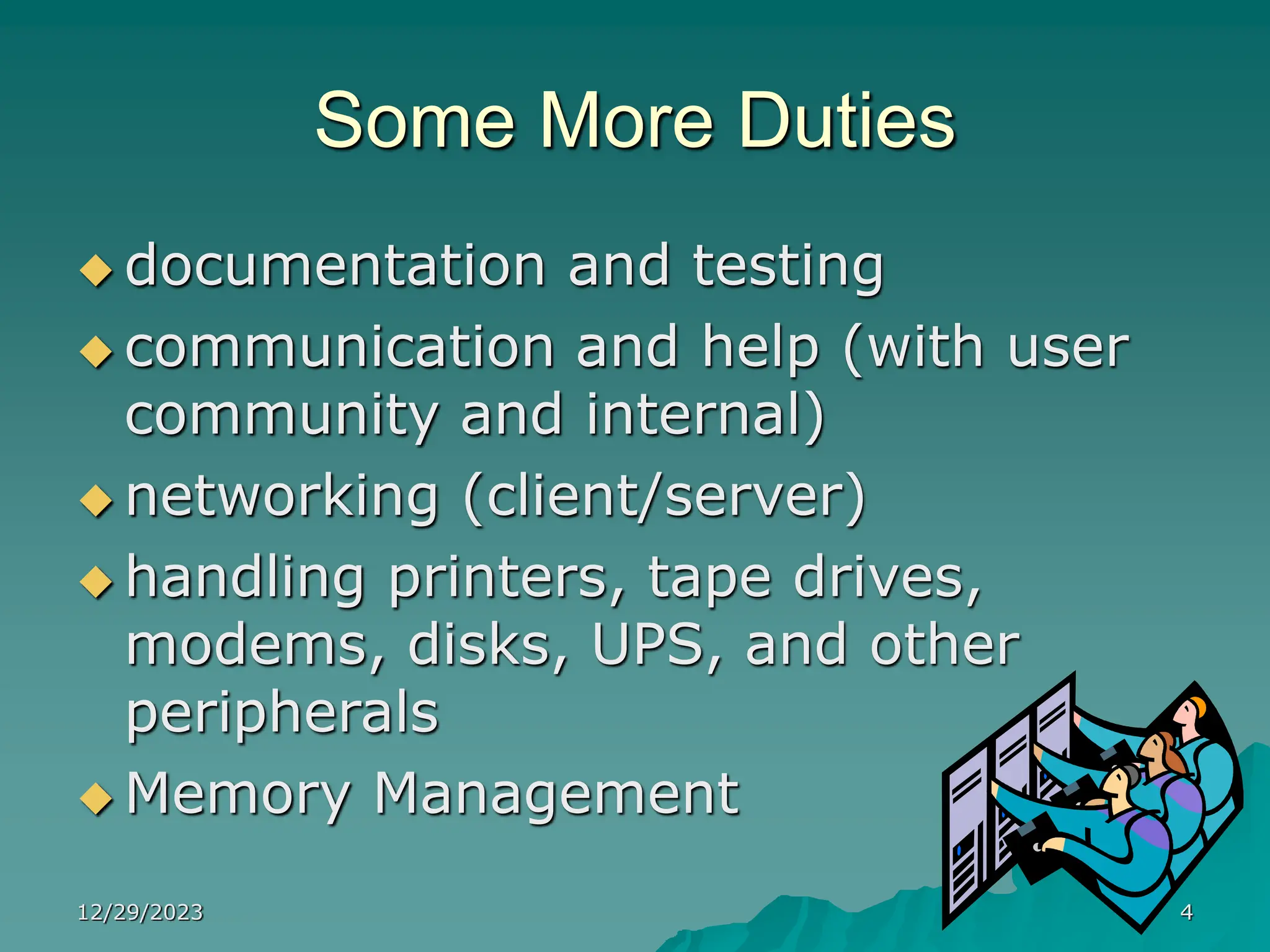 Sys admin guidance for beginners to learn | PPT image.