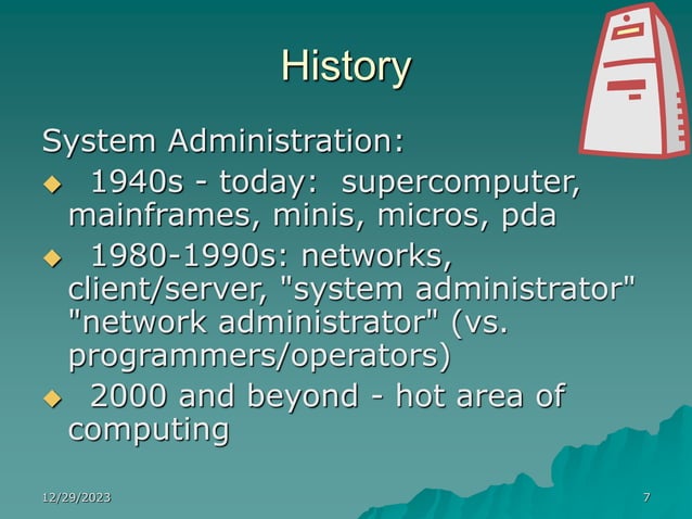 Sys admin guidance for beginners to learn | PPT